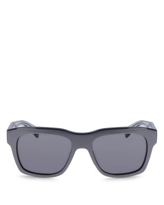 Classic Logo Flat Rectangular Sunglasses, 56mm
