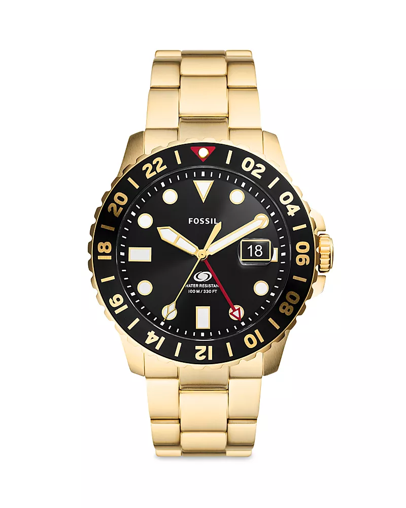 Fossil Blue Gmt Watch, 46mm