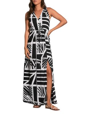 Elan Dress Maxi V-Neck Short Sleeve main image 0