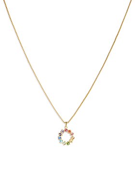 Ted Baker - Calypso Multicolor Crystal Circle Pendant Necklace, 19"