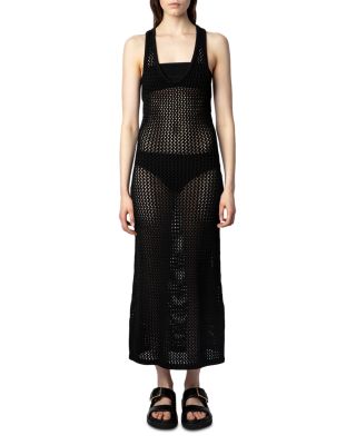 Zadig & Voltaire Nabys Crochet Swim Cover-Up Tank Dress | Bloomingdale's  Women