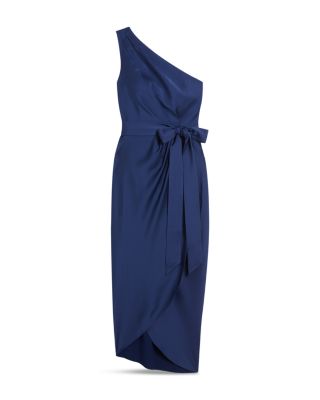 新作【TED BAKER】Gabie ワンショルダードレープドレス Ted Baker Gabie One Shoulder Midi Dress | Bloomingdale's