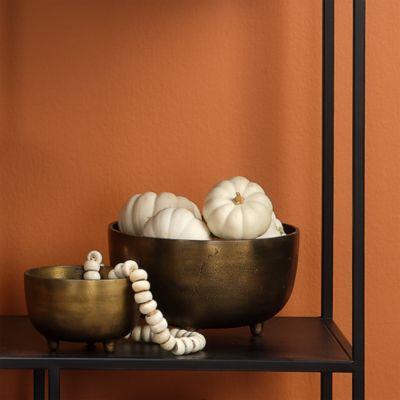 Relic Metal Footed Decorative Bowl - Small