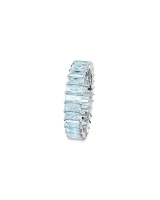 Matrix Baguette Color Crystal Band Ring