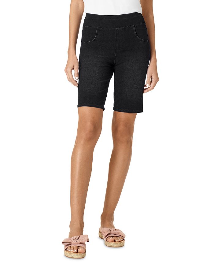 HUE Game Changing High Rise Bermuda Shorts | Bloomingdale's