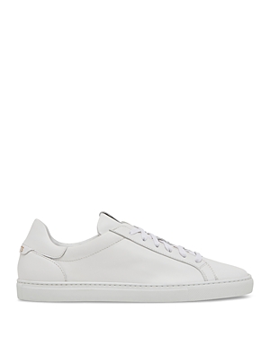 Shop Greats Men's Reign Lace Up Sneakers In Blanco