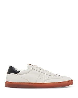 Shop Greats Men's Charlie Lace Up Sneakers In Blanco