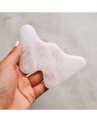The Vitality Qi White Jade Gua Sha Sculpting Tool