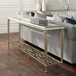 Caracole Highly Social Console Table In Taupe