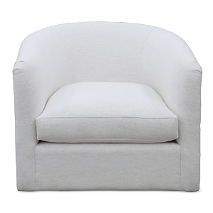 Bloomingdale's Artisan Collection Polly Swivel Glider Chair In Snow
