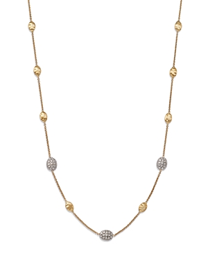Shop Marco Bicego 18k Siviglia Small Bead Short Necklace, 16.5 In Gold