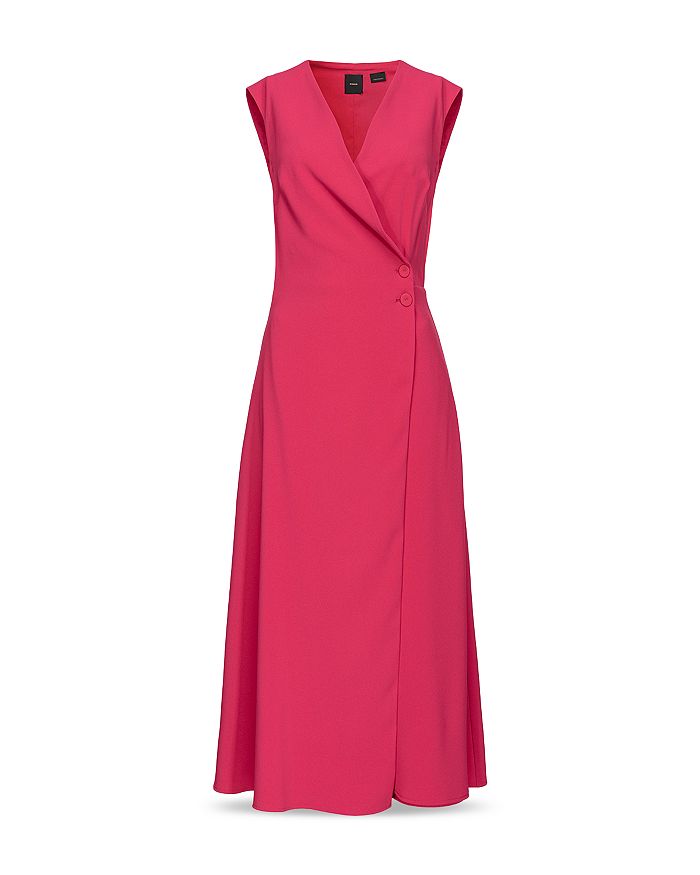 PINKO Midi Crepe Dress | Bloomingdale's