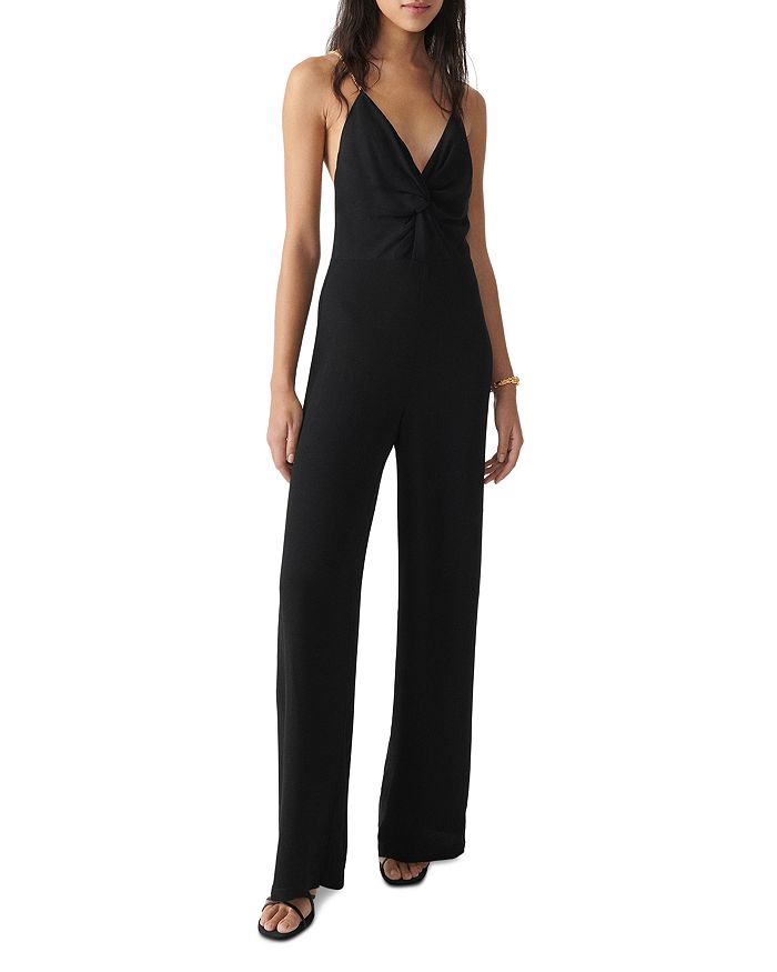 Bloomingdales black jumpsuit deals