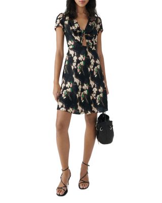 ba&sh - Elita Tie Front Mini Dress