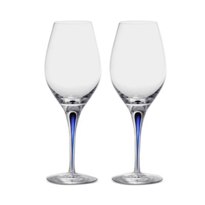3 Orrefors Intermezzo Red Stem 9 Wine Goblet Glasses Erika Lagerbielke