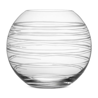 Graphic Round Vase - Large