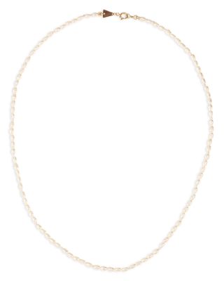 Adina Reyter 14K Yellow Gold Tiny Seed Cultured Freshwater Pearl Necklace, 16