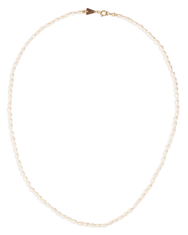 Adina Reyter 14k Yellow Gold Tiny Seed Cultured Freshwater Pearl Necklace, 16
