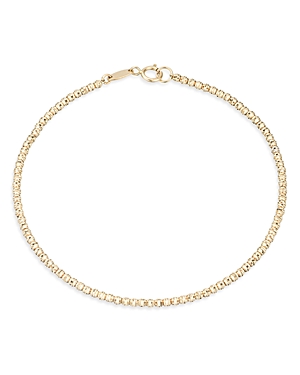 Adina Reyter 14K Yellow Gold Small Textured Bead Link Bracelet