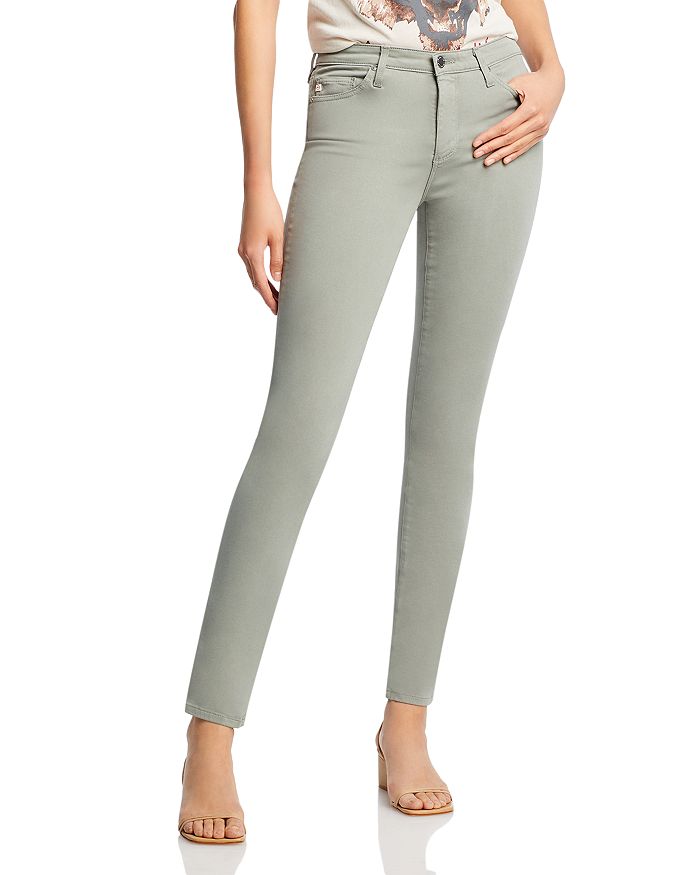 AG Prima Mid Rise Sateen Cigarette Jeans in Rooftop Garden