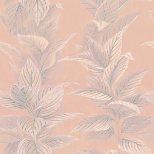 Shop Tempaper Pastel Palm Peel And Stick Wallpaper In Med Pink