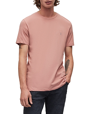 Allsaints Tonic Tees, Pack Of 3 In Pink/gray Marl/white