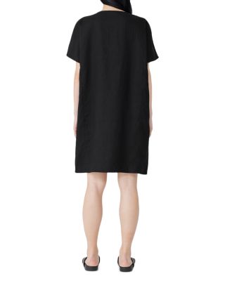 Eileen Fisher Organic Linen Dolman Sleeve Dress | Bloomingdale's Women