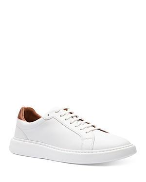 Shop Gordon Rush Men's Devon Premium Lace Up Sneakers In White/luggage
