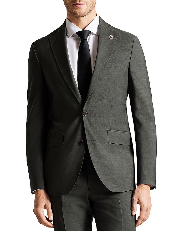 Ted Baker Richan Khaki Sharkskin Suit Jacket | Bloomingdale's