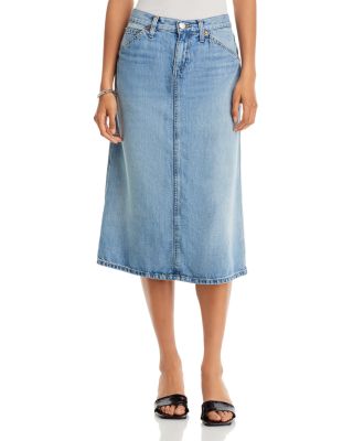 Re/Done Denim 2024 Midi Skirt