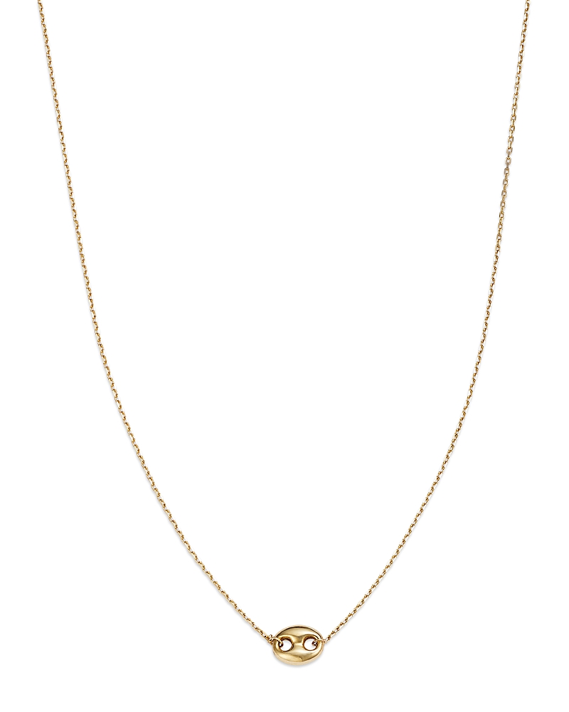 Alberto Amati 14k Yellow Gold Puff Mariner Link Pendant Necklace, 18 In Gold