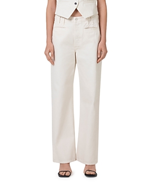 Shop Citizens Of Humanity Gaucho High Rise Wide Leg Jeans In Marzipan