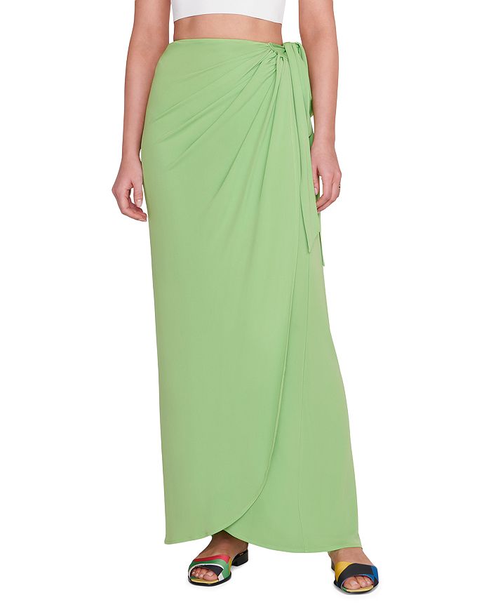STAUD Angelica Wrap Maxi Skirt Bloomingdale's