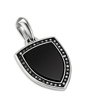 David Yurman - Shield Amulet Pendant with Black Onyx and Pavé Black Diamonds