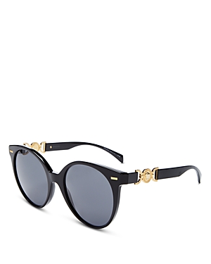 Versace Round Sunglasses, 55mm