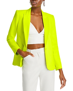 L Agence Chamberlain Blazer In Chartreuse
