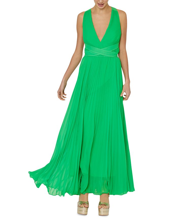 MILLY Oria Pleated Dress | Bloomingdale's