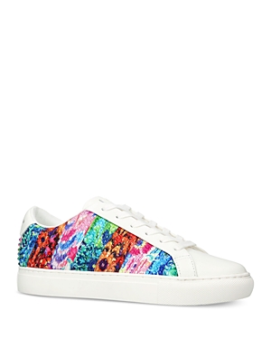 KURT GEIGER X MATTHEW WILLIAMSON WOMEN'S LANE STRIPE LOW TOP SNEAKERS