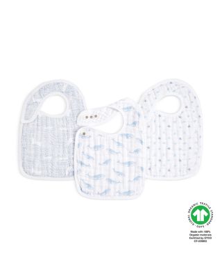 Snap Bibs, 3 Pack
