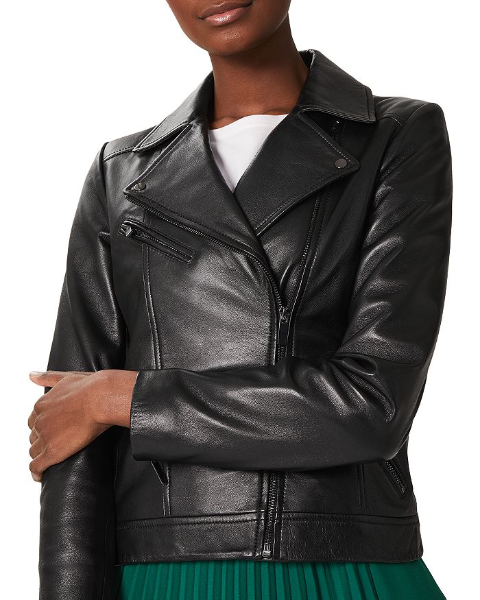 HOBBS LONDON Dakota Leather Moto Jacket Bloomingdale s