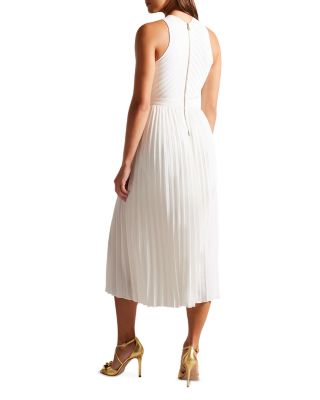Ted Baker Loueli Cross Front Pleated Midi Dress | Bloomingdale's
