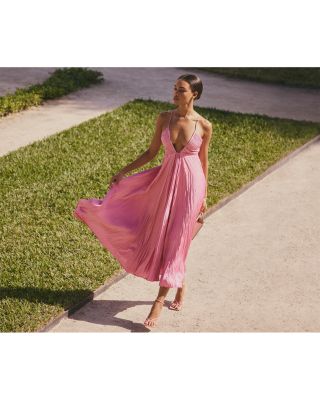 acca アッカ クリスタル ブリジットドレスポニー ライトピンク 巾着