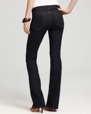 J Brand 818 Mid Rise Slim Bootcut Jeans in Starless