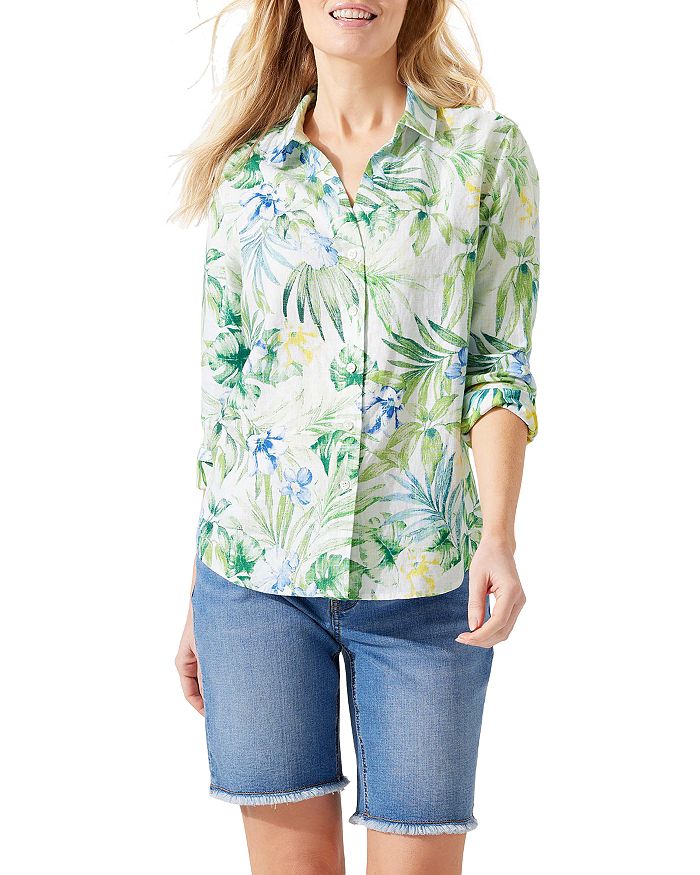 Tommy Bahama Tropical Retreat Linen Shirt | Bloomingdale's