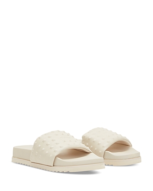 Allsaints Shay Slide Sandal In Chalk White