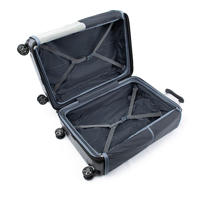 Shop Travelpro Platinum Elite Hardside Medium Expandable Spinner Suitcase In Shadow Black