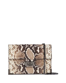 Shiny Snake Print Luxury Brand Designer Small Square Bag China