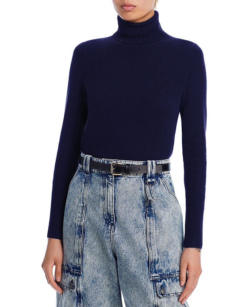 AQUA CASHMERE TURTLENECK CASHMERE SWEATER - EXCLUSIVE