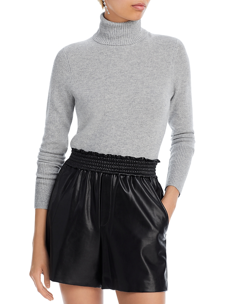 AQUA CASHMERE TURTLENECK CASHMERE SWEATER - EXCLUSIVE