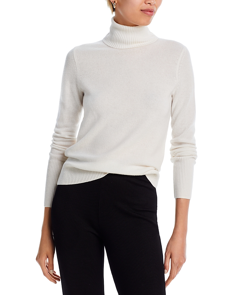AQUA CASHMERE TURTLENECK CASHMERE SWEATER - EXCLUSIVE